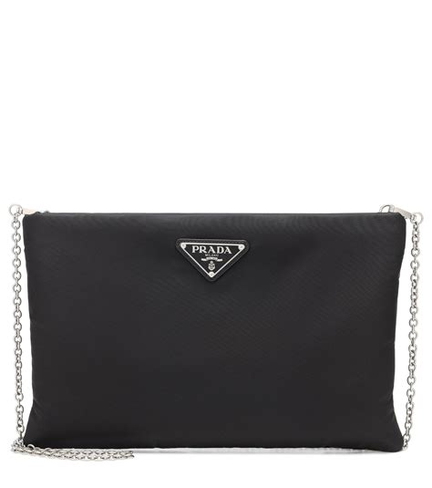 prada nylon clutch bag